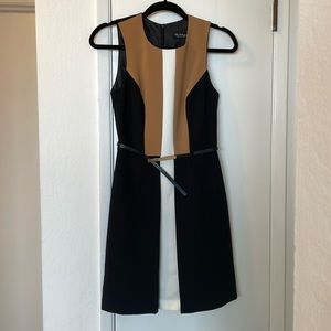 NWOT Miss Selfridge Cotton Blend Midi Dress with belt